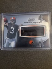 Topps 2012 Bowman Sterling Brandon Weeden Jumbo Rookie Relic #BSJRR-BW Browns