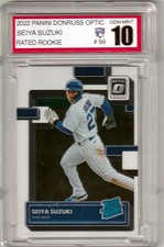 Seiya Suzuki 2022 Donruss Optic #99 RC GEM-MINT 10 Chicago Cubs