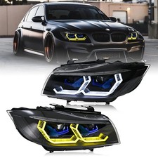 Led Headlights For 2005-2012 Bmw 3-series E90e91 Head Lamps Yellow-white Drl Led Headlights For 2005-2012 Bmw 3-series E90e91 Head Lamps Yellow-white Drl