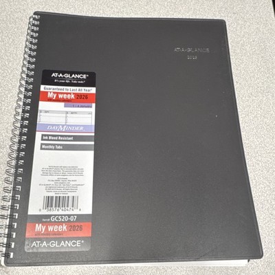 AT-A-GLANCE DayMinder My Week 2026 Weekly Planner GC520-07