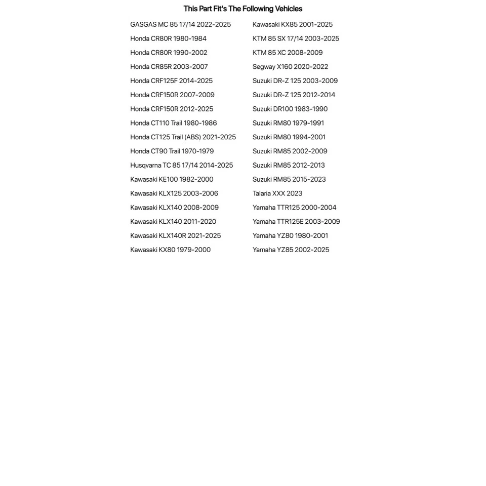 Tusk Severe Duty 3mm Motorcycle Tube 70/100x17 For Honda CR80R 1980-1984,1990 - Изображение 2 из 4