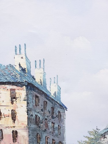 Henry Rogers Oil Painting Paris France Cityscape Signed Size. 36 X 24 Inch - Picture 6 of 10