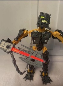 LEGO Bionicle Toa Inika Lot (8732 & 8730) - 100%, WORKING LIGHTS, Manuals