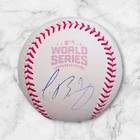 Javier Baez Signed Autographed 2016 World Series Baseball Cubs PSA/DNA