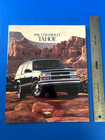 ORIGINAL 1996 Chevrolet Chevy Tahoe 26-page Sales Brochure Catalog EXCELLENT CND