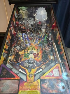 Stern The Mandalorian Star Wars Premium Pinball Machine with Shaker Motor