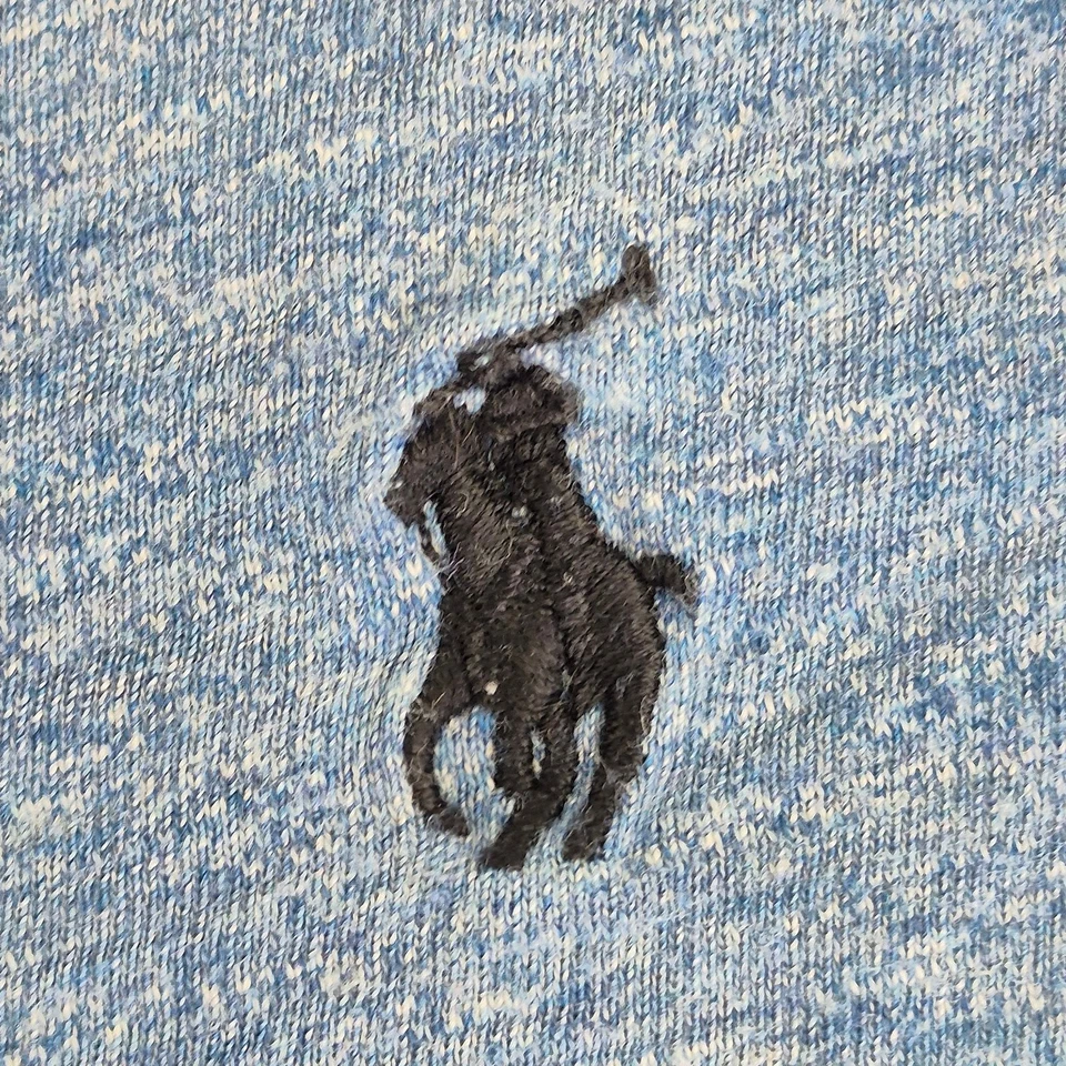 Camiseta Ralph Lauren XL azul para hombre 100 % algodón ajuste personalizado ... - Imagen 4 de 4