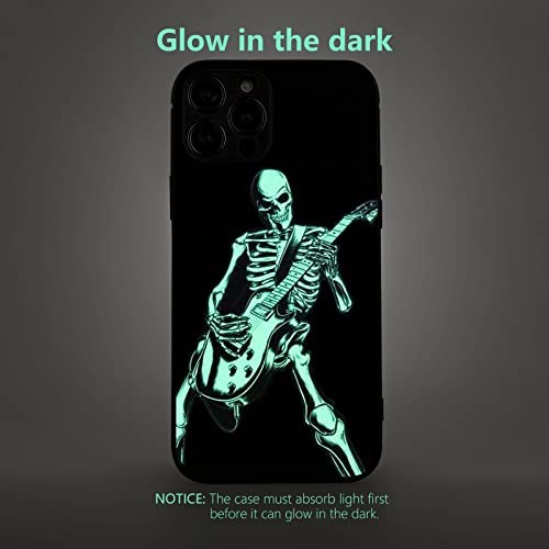 Skull Case for Cool iPhone 13 Pro Max iPh 13 Pro Max-Skeleton Playing Guitar - 第 6/8 張圖片