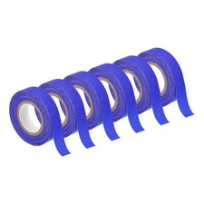 6Rolls 0.6inch x 32.8feet Neon Gaffers Cloth Tape Glow in the Dark Tape, Blue