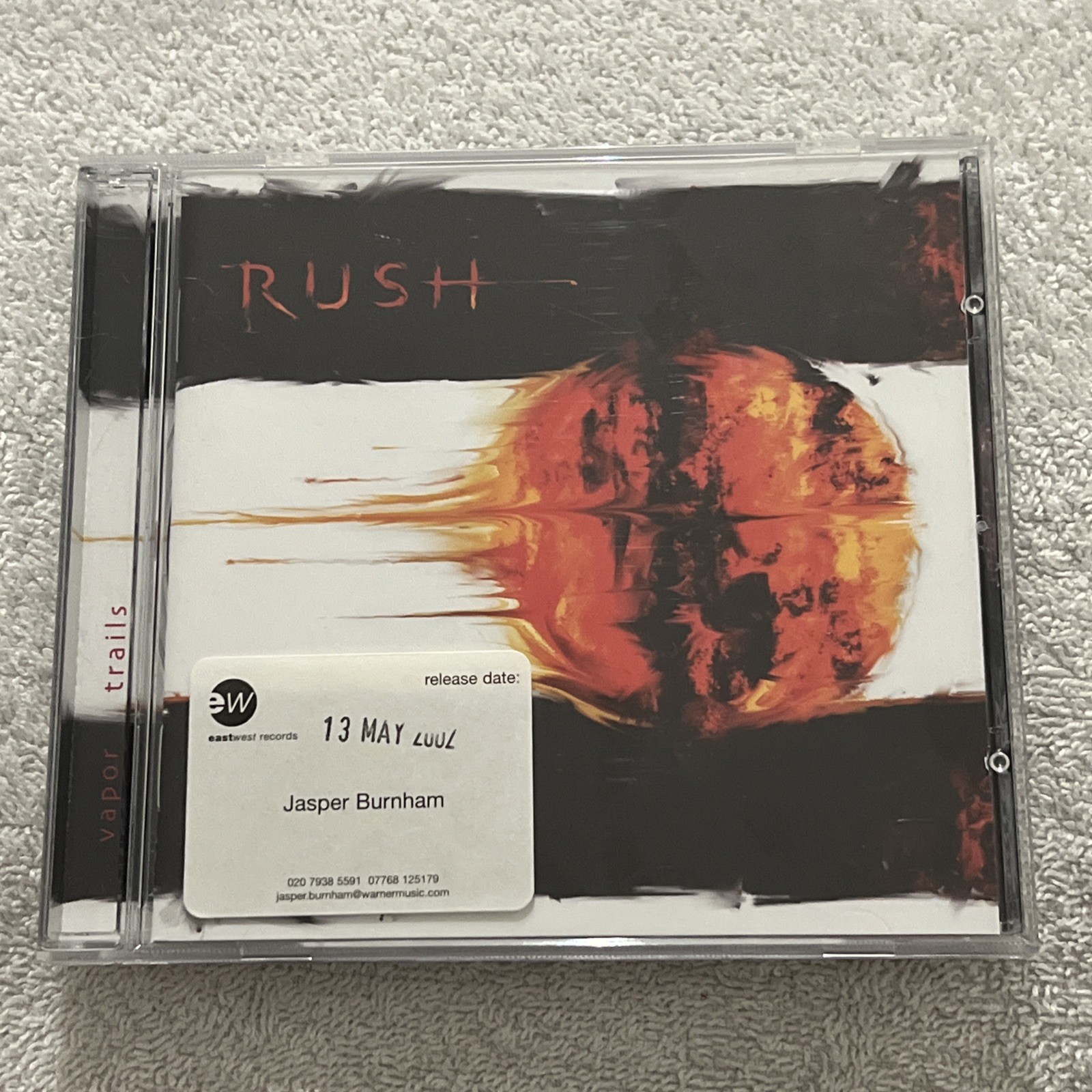 PROMO Rush - Vapor Trails 2002 Germany Cd Album