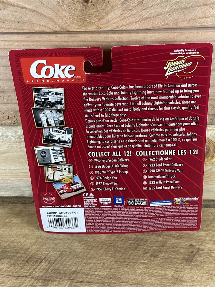 JOHNNY LIGHTNING: Chase Series 1962 Studebaker Coca-Cola Delivery Vehicle - Image 3 of 3