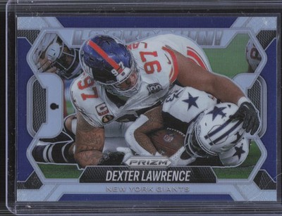 2025 Panini Prizm #3 Dexter Lawrence Lockdown! Silver Prizm