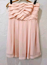 Express Dress Women's sz 10 party cocktail sleeveless ruffle top flowy bottom