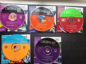 Collection of Sega Dreamcast Magazine Demos Vol 7, 8, 9, 10, 11 complete