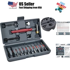 Pin Punch Set, Steel Roll Pin Punch Set, Punch Tool, Pin Punches with Replace...