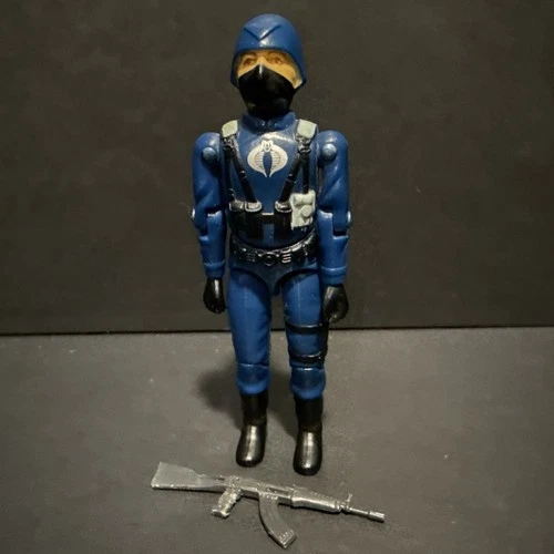 Vintage GI Joe - 1982 COBRA OFFICER Straight Arm - 100% Complete - HASBRO