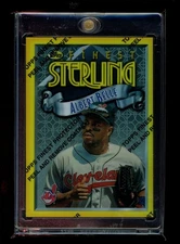 Albert Belle 1996 Topps Finest Baseball #9 Sterling Refractor Rare W Protector