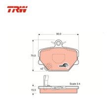 Kits de frein Smart ROADSTER