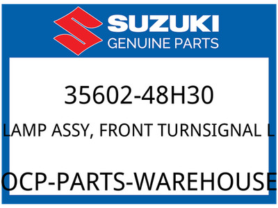 Suzuki OEM Part 35602-48H30 LAMP ASSY, FRONT TURNSIGNAL LH