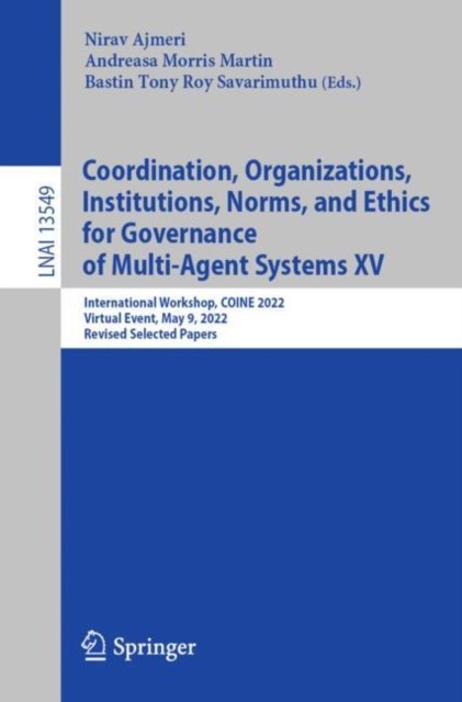 Coordination, Organizations, Institutions, Norms, and  by Nirav Ajmeri PAPERBACK