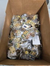 lot of one pound + of various lions' pins, mostly midwest US but other states