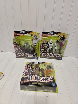 Star Wars Mix Mashers Boba Fett, Stormtrooper, Chewbacca