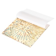 10 Sheet Gold Leaf Sheet, 5.5"x5.5" Booklet Paper,Flowers