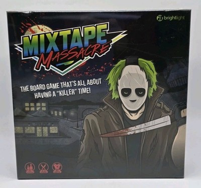 Bright Light Media MIXTAPE MASSACRE Board Game New Sealed in Box 2016 Horror