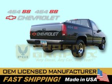 1990 1991 Chevrolet 1500 Truck 454 Ss Bed Side Tailgate Decals Stripes Kit