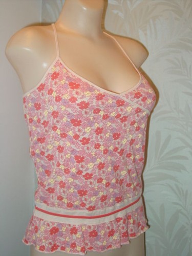 Old Navy Perfect Fit Casual Floral Pattern Summer Tank Cami - Picture 2 of 4