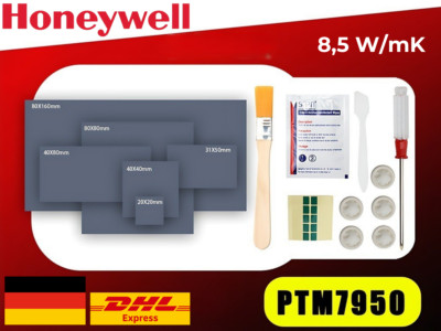 Honeywell PTM7950 Wärmeleitpad   Phase-Change-Material für CPU/GPU -Viele Größen