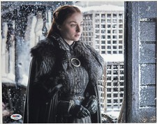 Sophie Turner "Game of Thrones" Signed Autograph 11x14 Photo Sansa Stark PSA COA Sophie Turner "Game of Thrones" Signed Autograph 11x14 Photo Sansa Stark PSA COA