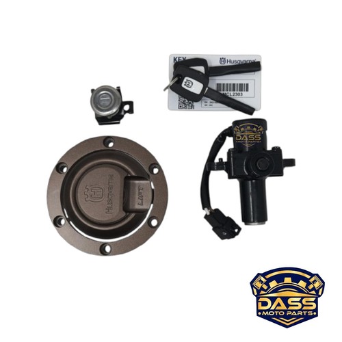 Lock Set Kit Ignition With Shear Bolts Fits Husqvarna Svartpilen 250 2020-2023 - Picture 11 of 13