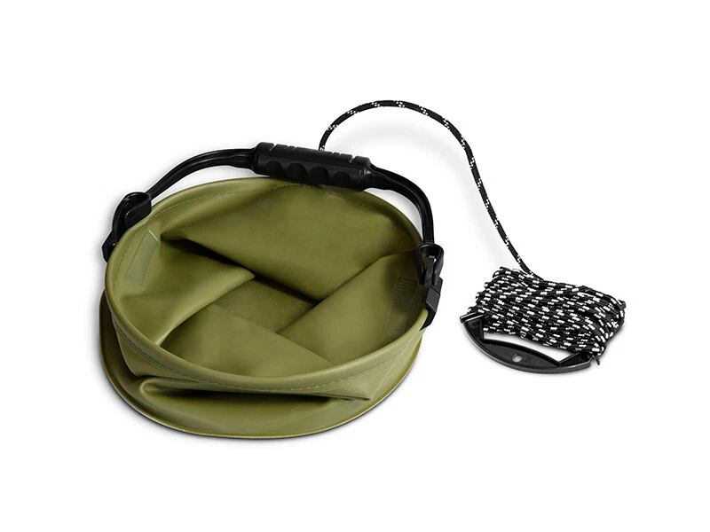 Delphin Barel EVA Falteimer 5L + 5m Seil Wurfeimer Wassereimer Eimer faltbar NEW - Bild 4 von 4