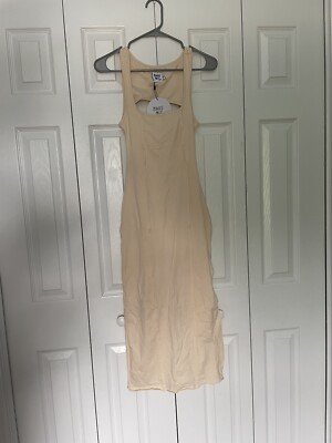 knee length dresses for ladies Ayla Cotton Fit and Flare Midi Dress / White | Meshki