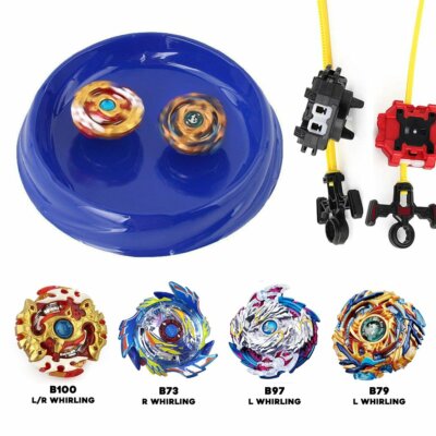 Beyblade Burst Evolution Kit Set Arena Stadion Spielzeug Geschenk Battle Blue DE