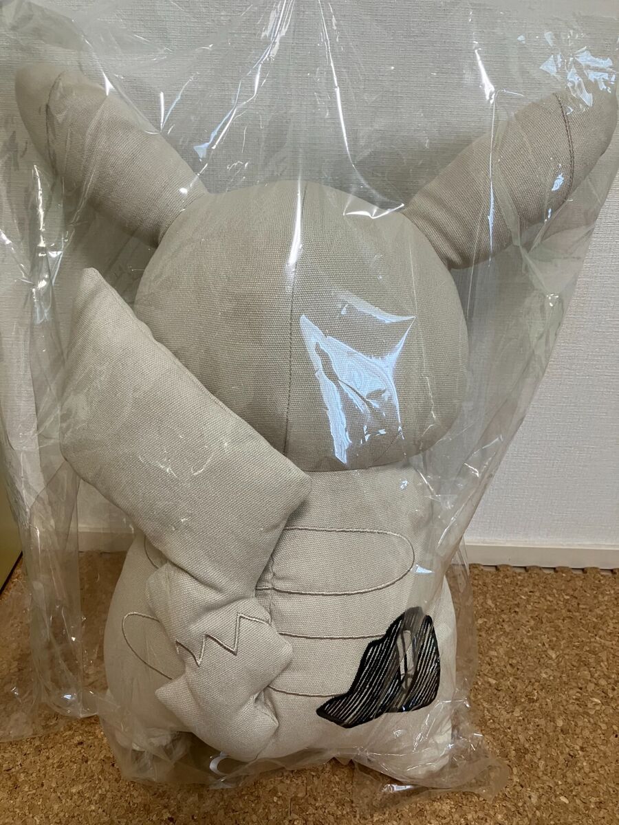 Daniel Arsham x Pokemon Crystalized Pikachu Plush Beige Daniel Arsham x Pokemon Crystalized Pikachu Plush Beige