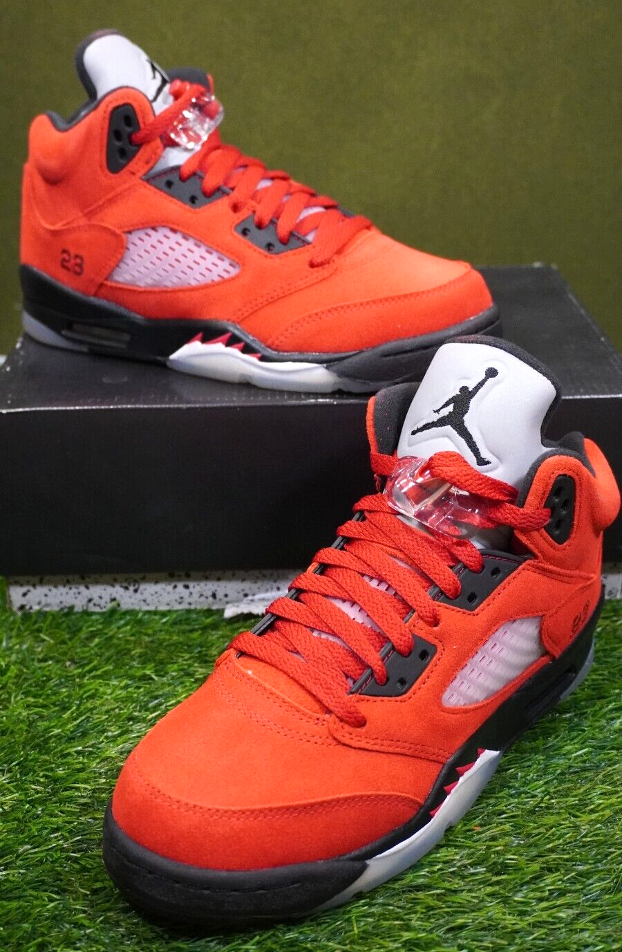 Jordan 5 Retro Raging Bull 2021 GS Size 6Y 7.5W Brand New in Box