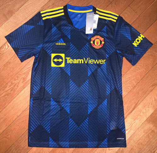 Adidas 2021-22 Manchester United 3rd Jersey GM4616 Men's Large NEW $90 - Picture 2 of 12