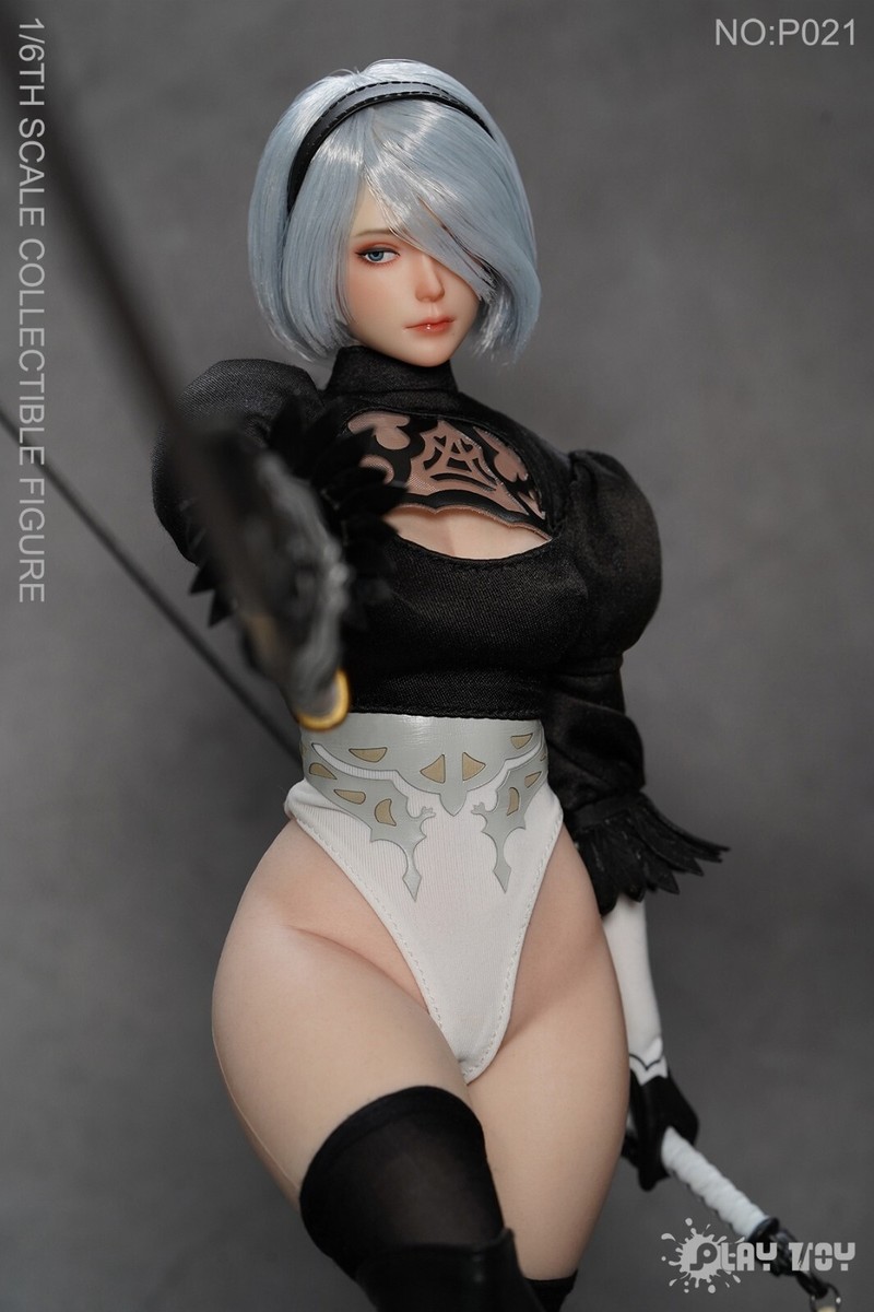 PLAY TOY P021 1/6 Humanoid Robot 2B Collectible Female Action