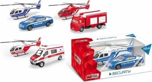 Merchandising Mondo Motors: Security Set Helicopter/Car