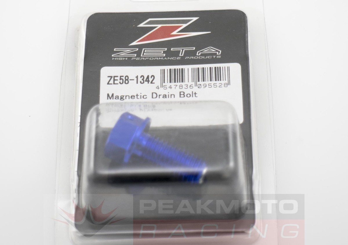 ZETA - ZE58-1342 - Magnetic Drain Plug, Blue M10x22mm 1.5mm Pitch