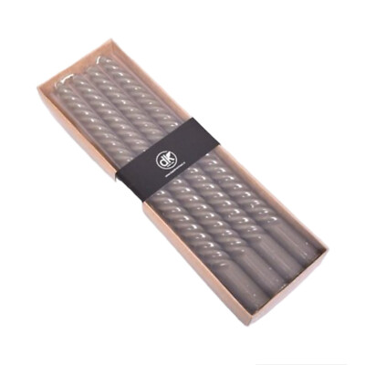 4 Spitzkerzen Stabkerzen Tafelkerzen  Leuchterkerzen Kerzen Khaki