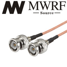 8" RG316 BNC Male to BNC Male RF RG316 Cable; US Stock