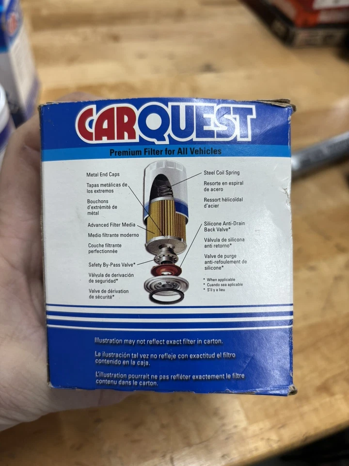 Filtro de aceite de motor CARQUEST 85374 PAQUETE DE DOS FILTROS, MG Midget Triumph Austi Foto 3 de 4