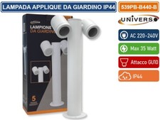 LAMPIONE 45CM DA GIARDINO CON DIFFUSORI ORIENTABILI PERESTERNO IP44 ATTACCO GU10