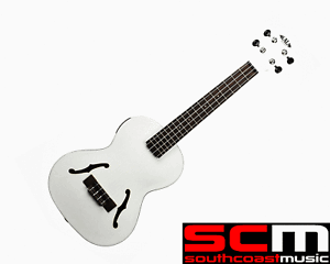 Kala Metálico blancoo Archtop Ukelele Tenor agujero f Ka-jte MTW recogida y caso Kala Kala Kala Metálico blancoo Archtop Ukelele Tenor agujero f Ka-jte MTW recogida y caso 91a582