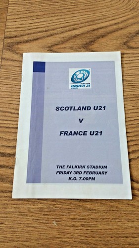 Scotland v France Rugby Programmes 1948 - 2012 - Picture 63 of 66