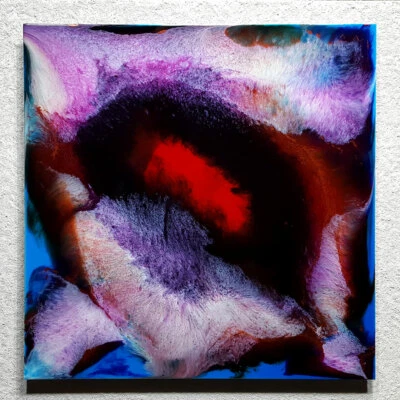 ORIGINAL Abstrakte Malerei Resin Kunst Wandbild Acryl Gemälde Unikat HANDGEMALT - Bild 1 von 4