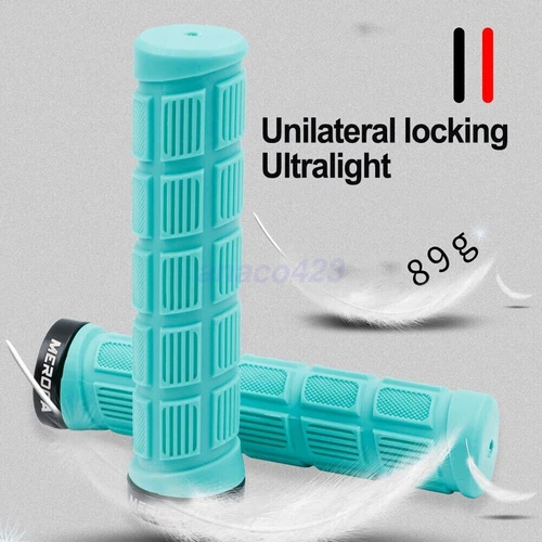 Road Mountain Cycling Bicycle MTB BMX Bike Hand Handlebar Grips Double Lock On - Picture 11 of 37